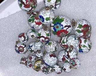 Vintage Cloisonné Necklaces
