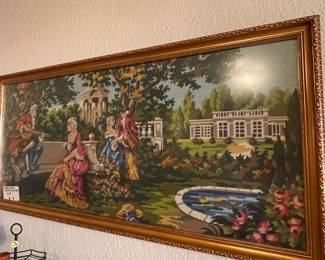 French Vintage Tapestry (2) Large, Several Small
