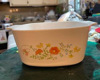 Corning Ware: California Poppy 