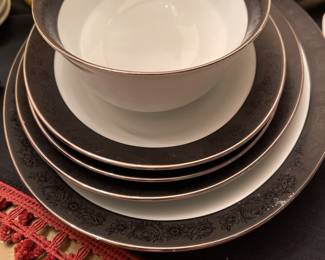 Vintage Noritake China: Serving Platter, Serving Bowls