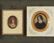 Four Framed Miniature Portraits