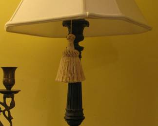 Vintage French Table Lamps with 3 claw feet