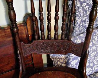 Antique Twisted Spindle Chair