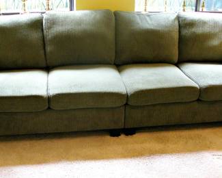 Upholstered King Hide a Bed Much Lighter than the Old Ones with Storage Ottoman