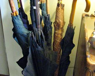 5 Vintage Polo Ralph Lauren Umbrella Tartan Plaid and Several other Vintage Umbrella's