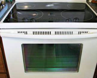 Whirlpool Glass Top Electric Range Oven