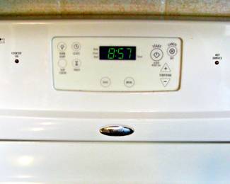 Whirlpool Glass Top Electric Range Oven