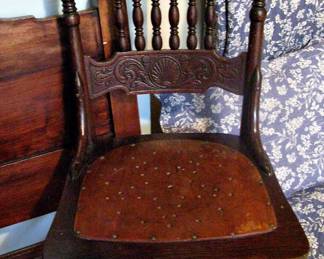 Antique Twisted Spindle Chair