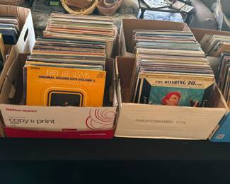 HUGE vinyl collection with some great artist! We will post some individual photos soon!
And if you love Elvis there is a whole box of just Elvis records!