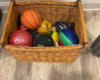 Variety of balls