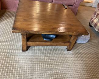 Woodland Furniture . Mountain Coffee Table 42” x 42” x 19” H