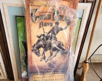 Goldrush Days Metal Sign