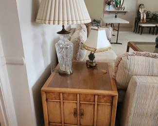 Two-Toned Wood Side Table