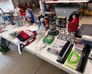Cleaners ,Paint and other Garage Stuffers