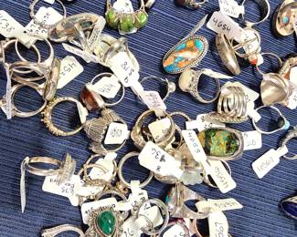 Gold and silver jewelry 