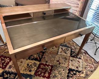 Glass top Desk by Artistica