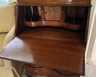 Antique Secretary with slant top desk