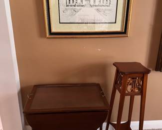 Tea Cart 
Wooden Fern Stsnd