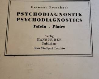 Psychodiagnostic Tafeln Plates.