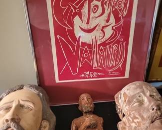 Picasso Woodcuts. Antique Santos.
