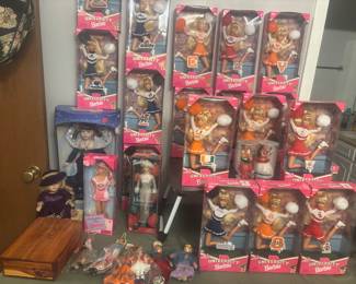 College Barbie dolls