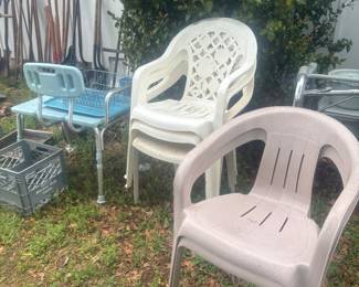 Plastic chairs