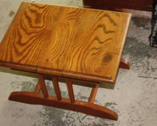 Oak stool/table