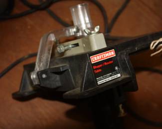 Craftsman portable shaper/router table w/Dremel attachment