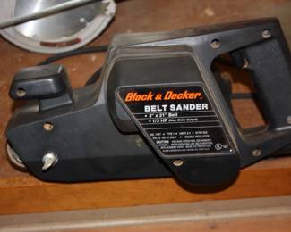 Black & Decker belt sander