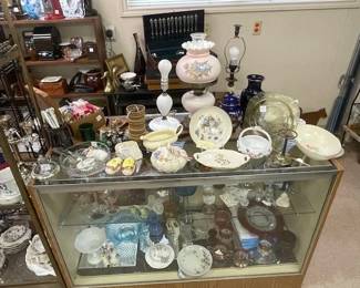 front room glass case