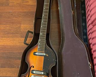 Conrad 12-string electric guitar with violin body and neck