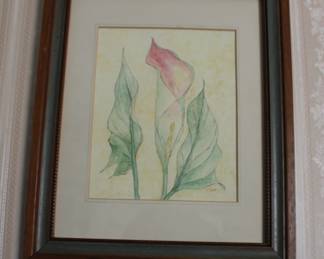 Soft Watercolor Floral Original