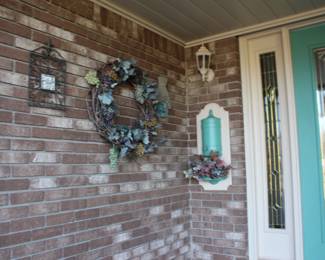 Garden Wreath, Metal Wall Art