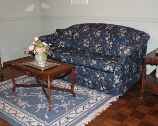 Hickory Sleeper Sofa, Coffee Table