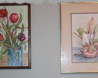 Floral Art Framed