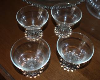 Candlewick Footed Glassware