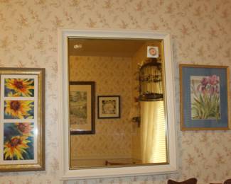 Floral Art and Mirror