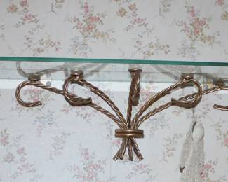 Glass and Metal Shelf