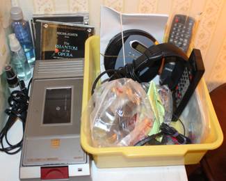 CDs, CD Player, Headset