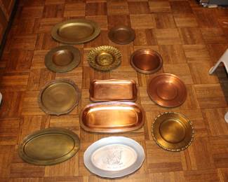 Copper Brass Trays