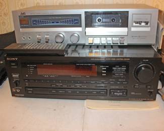 JVC Cassette Player, Sony Equalizer