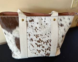 Lucky Cow Hide Purse
