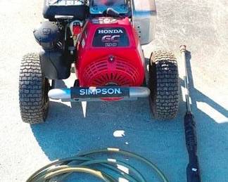 106 - HONDA GC 190 Pressure Washer w Hose & Wand GC190 - 32" x 20" x 23" You are buying a used as-is electric/electronic item. We do not guarantee all components are present, and if it is not expressly stated, it is untested.
