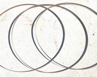 173 - Lot of 3 Circular Band Saw Blades
