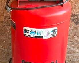 27 - Central Pneumatic 1.8HP/26 Gallon Air Compressor You are buying a used as-is item. We do not guarantee all components are present, and if it is not expressly stated, it is untested.
