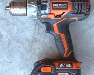 182 - Rigid Cordless Drill (No Charger) You are buying a used as-is electric/electronic item. We do not guarantee all components are present, and if it is not expressly stated, it is untested.
