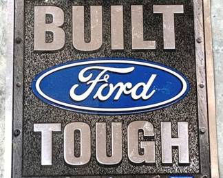 90 - Metal Ford Sign - 11.5" x 12"
