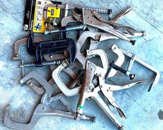 67 - Lot of Assorted Clamps & Vice Grips
