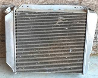 164 - Aluminum Radiator - 25" x 21" You are buying a used as-is item. We do not guarantee all components are present, and if it is not expressly stated, it is untested.
