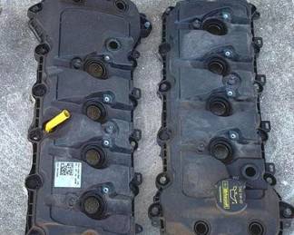 163 - Set of 2 Plastic Valve Covers - 21" x 10"
